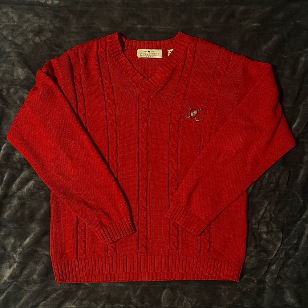 Red sweater